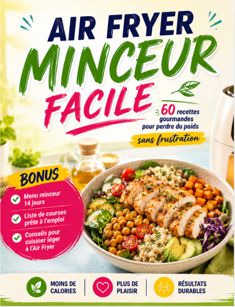 Couverture du livre Air Fryer Minceur Facile