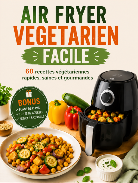 Couverture du livre Air Fryer Végétarien Facile
